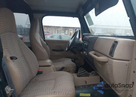 1999 Jeep Wrangler Se из США, поврежденный, VIN 1J4FY29P9XP472398